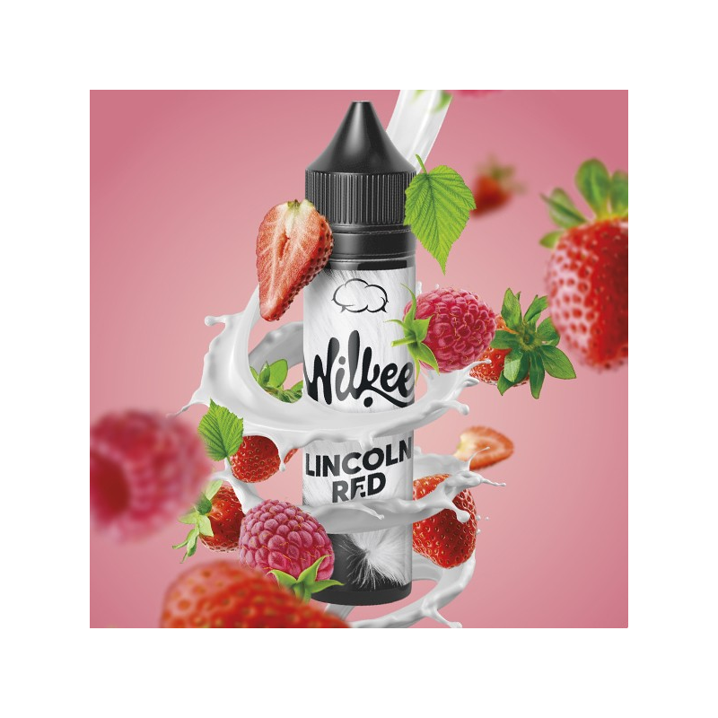 Lincoln Red 50ml 0mg - lacté fraise framboise